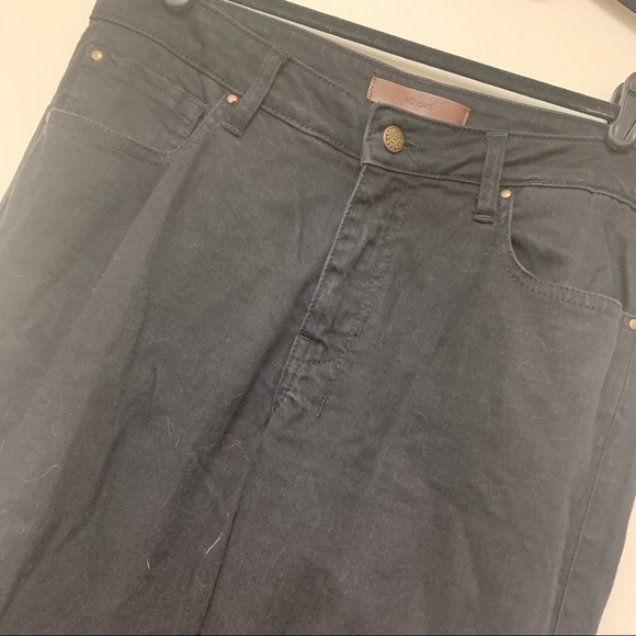 Eshakti Black High Rise Flare Jeans - Picture 2 of 9